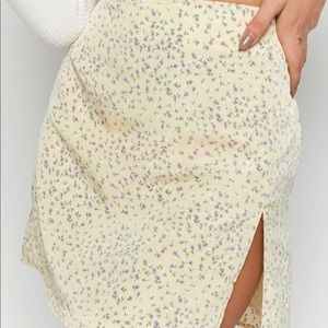 Floral skirt from beginning boutique never worn